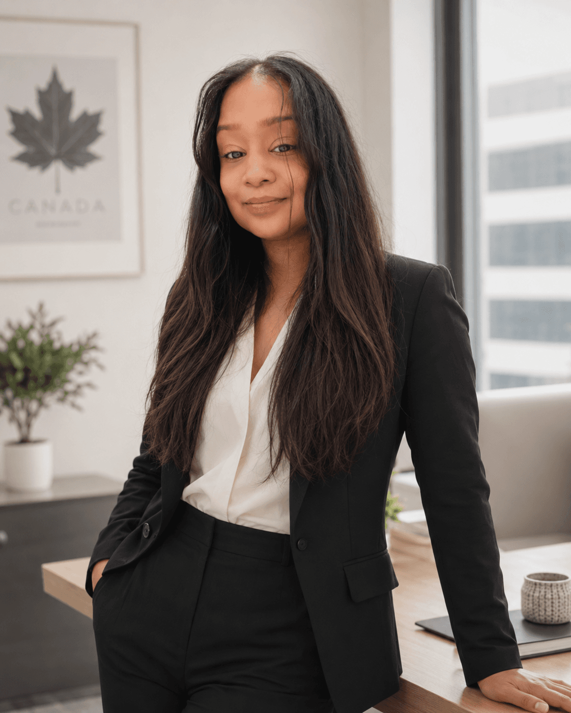 Annie Rupchand, J.D., Principal Lawyer in her Toronto law office